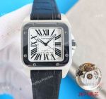 Superclone Cartier Santos 100th White Dial 2671 Movement 33mm Women